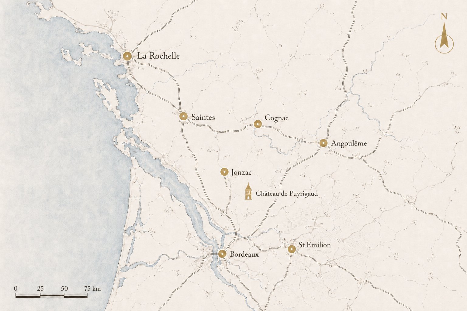 Map of the region